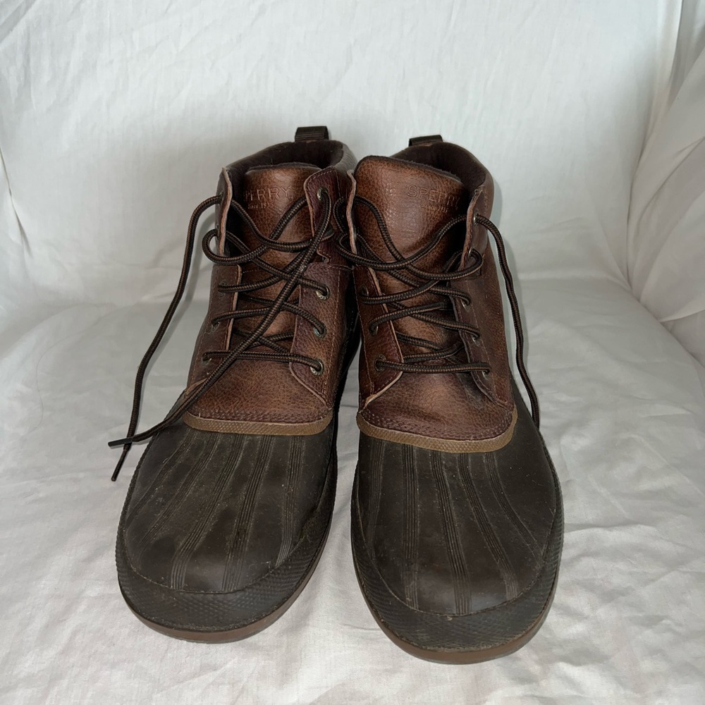 Sperry Men's Brown and Black Waterproof Boots